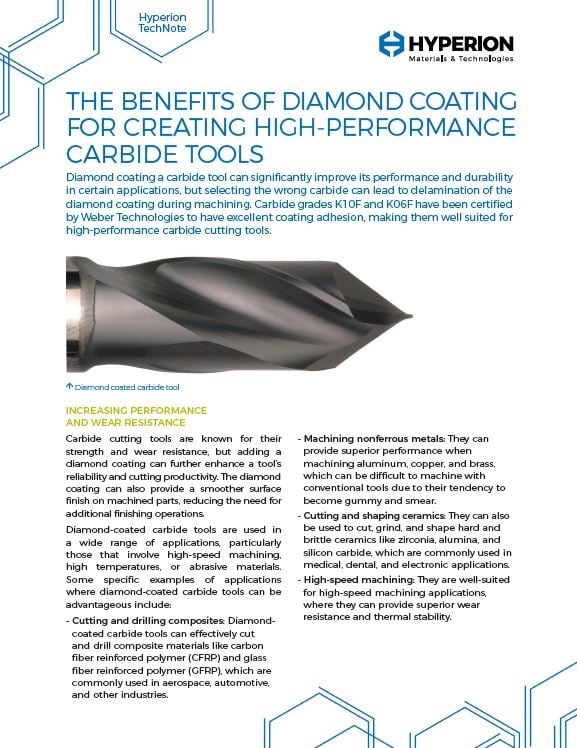 Die Vorteile der Diamantbeschichtung bei der Herstellung von Hochleistungs-Hartmetallwerkzeugen