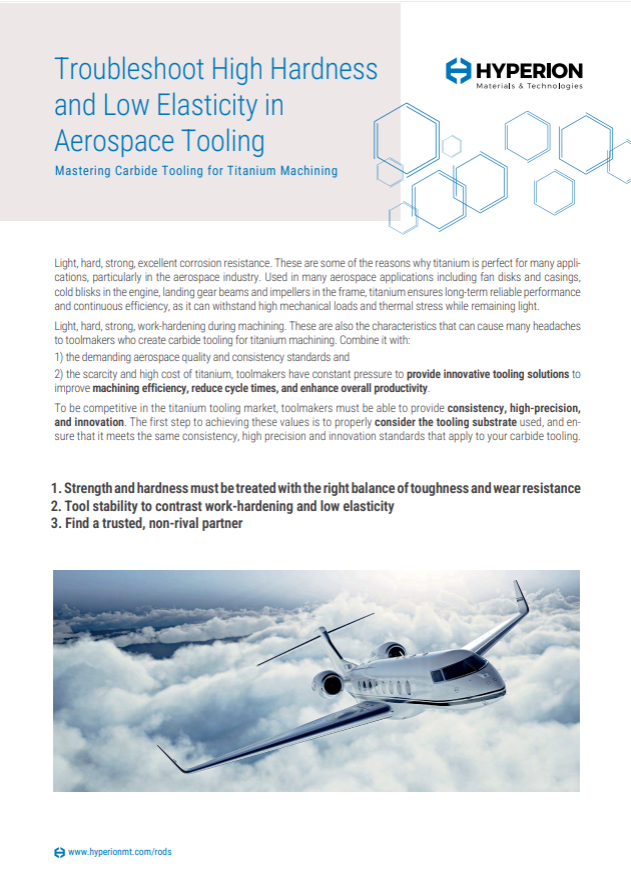 Fehlerbehebung bei hoher Härte und geringer Elastizität von Werkzeugen in der Luft- und Raumfahrtindustrie