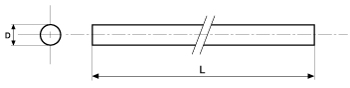 Hyperion Cemented carbide rod RD SR