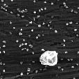 Micron diamond oversize particle
