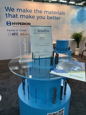 Grade AM110 Carbide Rods win Innovation Award at GrindTec 2022