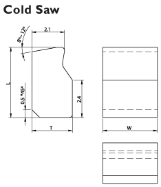 cold saw tip